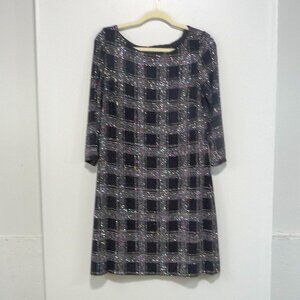 VINCE CAMUTO BLACK GLITTER DRESS SIZE 12